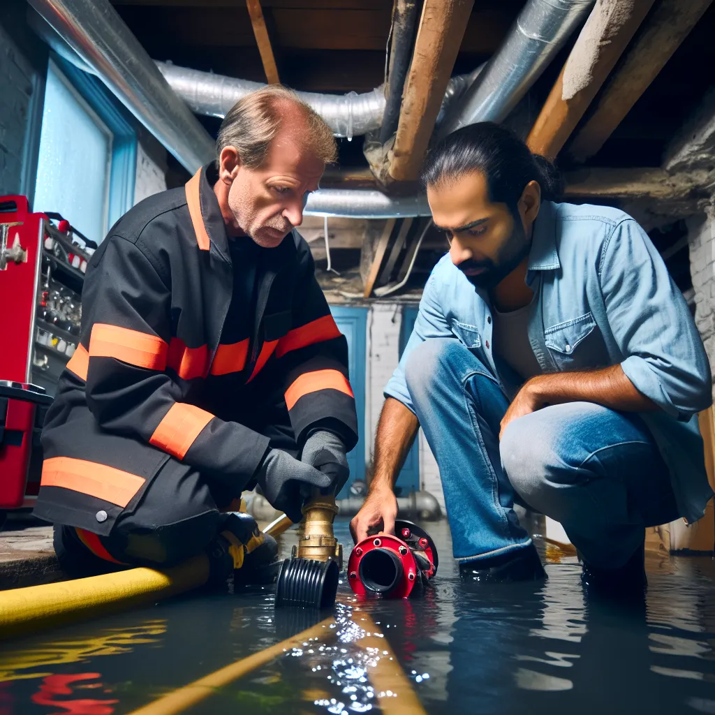 Bohaterowie ognia i wody – wspólna misja strażaków i hydraulików