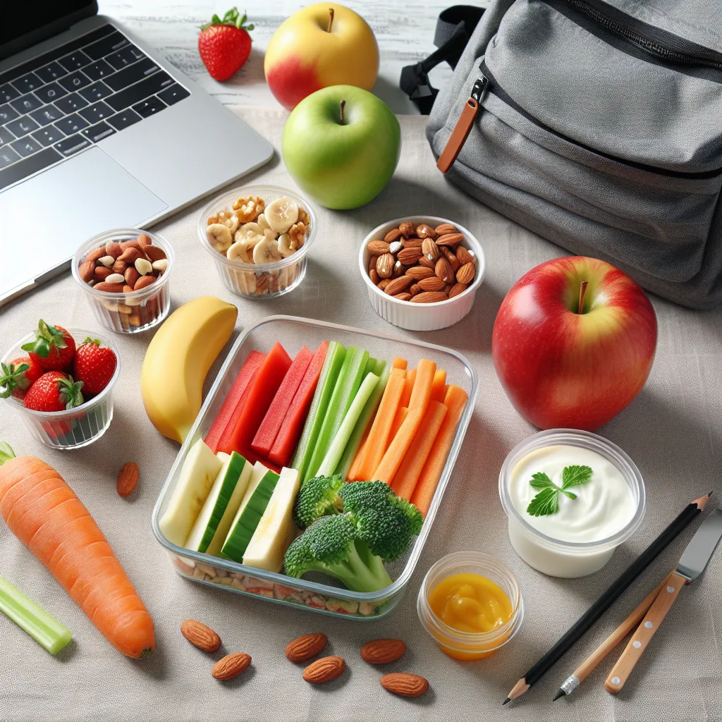 Energia na cały dzień: zdrowe przekąski do pracy i szkoły