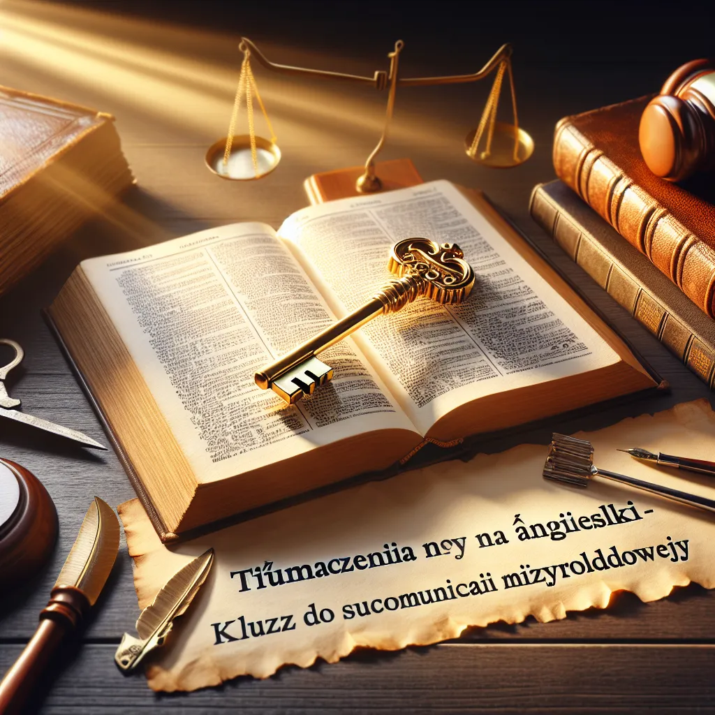 Tłumaczenia przysięgłe na angielski – klucz do sukcesu w komunikacji międzynarodowej