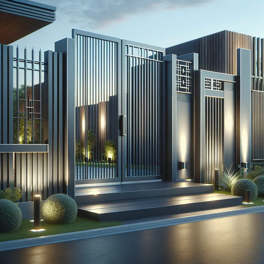 Nowoczesne bramy i ogrodzenia stalowe dla bezpiecznego domu