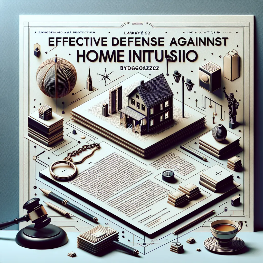 Skuteczna obrona przed naruszeniem miru domowego z adwokatem z Bydgoszczy